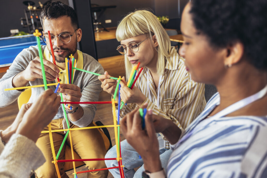 Team building activities in the office